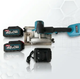 Дискова пила Makita HS7010 для дерева 125 мм акумуляторна циркулярка 48 В ручний інструмент 5 А·год електропила 10800 об хв для розпилювання фанери ОСБ ДСП ремонту будівництва монтажу 2 батареї - зображення 5