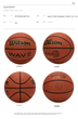 Мяч баскетбольный Wilson Wave League из полиуретана Size 7 - изображение 11