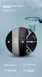 Мяч баскетбольный SPALDING 77-839Y из полиуретана, размер 7 - изображение 5