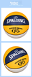 Мяч баскетбольный SPALDING 76-893Y размер 5 из полиуретана облегченный, для детей - изображение 3