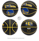 М'яч баскетбольний Wilson NBA Team Premier Golden State Warriors Size 7 Чорний - зображення 2