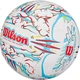 М'яч волейбольний Wilson Graffiti Peace VB Size 5 біло-синій - зображення 1