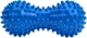 Массажный двойной мячик EasyFit Goober EF-1072-BL с шипами Синий (56003494) - изображение 1