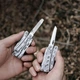 Мультитул карманный 13-в-1 NexTool Mini Flagship F12 раскладной инструмент брелок на 13 функций из нержавеющей стали, Silver - изображение 4