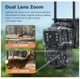 Вулична Wi-Fi камера відеоспостереження INQMEGA ST 4MP/12MP із сонячною панеллю, PTZ 360°, 15x Zoom, IP65, автономна камера без живлення - изображение 6