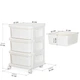 Детский стеллаж "Owen" Mealux KD-E012 White 61х39х37 см - изображение 3