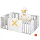 Манеж-трансформер для детей 4 в 1 "Forto" Mealux KD-C051 Grey/White - изображение 2