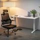 Стіл з електрорегулюванням висоти "PowerDesk Duo" Mealux EVO-242 Duo W/W, White - зображення 4