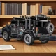 Конструктор машинка Хаммер 30см джип Hummer Technic на 909 деталей для хлопчиків чорний (919) - зображення 4