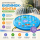 Надувной коврик с распылителем воды HandyHeat 170 см, детский фонтан для сада и дачи - изображение 2