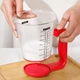 Кухонные весы цифровые мерная чашка Digital Scale With Measuring Cup 2 в 1 чашка-веса до 1000 г Красный - изображение 15