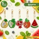 Набор алмазной мозаики брелоки ColorArt Фрукты 5шт BR29 - изображение 1