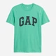 Футболка хлопковая длинная мужская GAP 87667387 M Зеленая (1161687890) - изображение 4