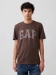 Футболка хлопковая длинная мужская GAP 570831396 2XL Коричневая (1161692570) - изображение 1