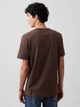 Футболка хлопковая длинная мужская GAP 570831396 2XL Коричневая (1161692570) - изображение 2