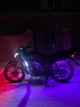 Яркая водозащищенная LED подсветка на мотоцикл скутер байк 12V 1m в силиконе светодиодная лента. Цвет пурпурный. - изображение 4