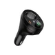 FM модулятор Hoco E88 Star Car Charger, 1xUSB-A, 2xType-C, 35W (2C) cigarette lighter, Чорний - зображення 1
