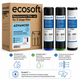 Комплект картриджів Ecosoft покращений для проточних фільтрів (CRV3ECO ) - зображення 1