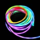 Світлодіодна неонова стрічка RGB 10 м IP65 з пультом дистанційного керування та живленням від мережі - зображення 3