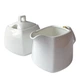 Фарфоровый набор сахарница и молочник 310/340 мл белый Wilmax England WL-995028/2С - изображение 5