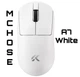 Ігрова Мишка MCHOSE A7 Біла Безпровідна Трирежимна 2.4G/Bluetooth/Кабель, 1000Hz, Батарея 100 Годин Роботи, PAW3395, 26000 DPI, 56 Грам Легка - зображення 1