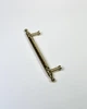 Ручка меблева латунна Artisan Brass 160, молоткове покриття (GO35AB16098) - зображення 3