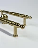 Ручка меблева латунна Artisan Brass 160, молоткове покриття (GO35AB16098) - зображення 5