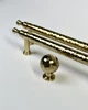 Ручка меблева латунна Artisan Brass Dot, молоткове покриття (GO35ABD95) - зображення 5
