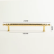 Ручка меблева латунна Artisan Brass 160, молоткове покриття (GO35AB16098) - зображення 8
