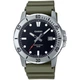 Мужские часы Casio MTP-VD01-3E зеленые 50 м - изображение 1
