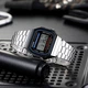 Электронные часы Casio Vintage A168WA-1W серебристые 30 м - изображение 3