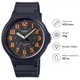 Чоловічий годинник Casio MW-240-4B червоний 50 м - зображення 1