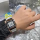 Наручные электронные часы Casio A178WA-1A серебристые - изображение 4