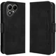 Чехол-книжка с карманами Deexe Wallet Stand для TECNO Pova 8 - Black - изображение 1