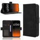 Чехол-книжка с карманами Deexe Wallet Stand для TECNO Pova 8 - Black - изображение 8