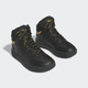 Кросівки Adidas Hoops 3.0 Mid Core Black/Core Black/Preloved Yellow 36.5-4.5-23.8см - изображение 3