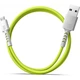 Дата кабель USB 2.0 AM to Micro 5P 1.0m Soft white/lime Pixus (4897058531176) - изображение 3