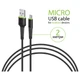 Дата кабель USB 2.0 AM to Micro 5P 2.0m CBFLEXM2 black Intaleo (1283126521430) - изображение 3