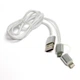Дата кабель USB 2.0 AM to Lightning + Micro 5P 1.0m cotton PowerPlant (KD00AS1290) - зображення 1