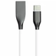Дата кабель USB 2.0 AM to USB-C 1.0m white PowerPlant (CA910717) - изображение 1