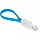 Дата кабель USB 2.0 AM to USB-C 0.18m blue Extradigital (KBU1787) - изображение 1