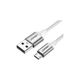 Дата кабель USB 2.0 AM to Micro 5P 2.0m US290 3A 18W Nickel Plating White Ugreen (60153) - изображение 2