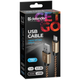 Дата кабель USB 2.0 AM to Micro 5P 1.0m USB08-03T gold Defender (87800) - зображення 2
