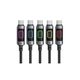 Дата кабель USB 2.0 AM to USB-C 1.2m 60W black Acefast (6974316284673) - зображення 5