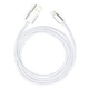 Дата кабель USB 2.0 AM to Lightning 1m nylon silver Vinga (VCPDCLNB1S) - зображення 5