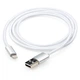 Дата кабель USB 2.0 AM to Lightning 1m nylon silver Vinga (VCPDCLNB1S) - зображення 6