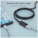 Дата кабель USB 3.0 AM/AF 1.5m Essager (EXCAM-YTA01) - изображение 7
