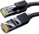 Патч-корд UGREEN CAT6A мідний 10Гбіт 8-жильний 5м чорний 35803 - зображення 1
