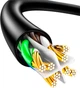 Патч-корд SAMZHE Cat 6 1 Гбит/с 50 м Черный (WD6500) - изображение 1