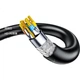 Патч-корд Sanze RJ7400H Cat 7 экранированный 10 Гбит/с 40 м Черный - изображение 1